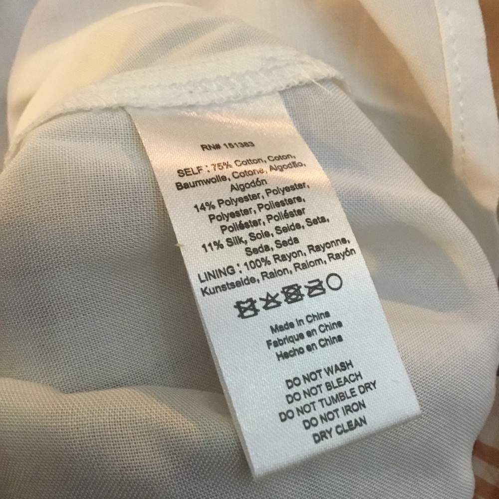 ANTHROPOLOGIE Ruffled Peasant Blouse Top L & 1X - Picture 6 of 8